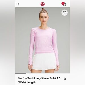 Lululemon Swiftly Tech Long sleeve